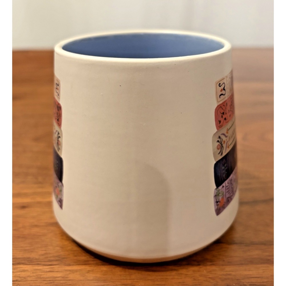 Sunday Morning Ceramics Coffee Mug Classic Novels Bookish 16oz MU179Z NEW - Picture 2 of 6